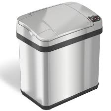 Your bathroom garbage can stock images are ready. Itouchless 2 5 Gallon Touchless Sensor Trash Can With Absorbx Odor Control And Fragrance Stainless Steel Bathroom Garbage Bin Silver Stainless Steel Mt02ss Best Buy