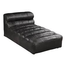 Black Leather Chaise Lounge Chairs You Ll Love In 2021 Wayfair Dhp emily chaise lounger with chrome legs, black faux leather.