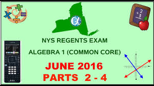 Algebra regents june 2021 answers. Nys Algebra 1 Common Core June 2016 Regents Exam Parts 2 4 Answers Youtube