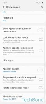 Scroll down and tap the home screen. How To Lock Or Unlock Home Screen Layout Samsung Manual Techbone