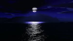 Sea Moon At Mid Night Wallpapers Hd Wallpapers Immagini Luna Buonanotte Romantico
