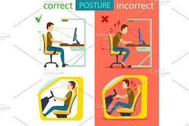 Correct And Incorrect Sitting Posture Sitting Posture Postures Posture Correction