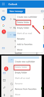 They will be deleted with the folder automatically. How To Delete Folders From Outlook App Microsoft Community