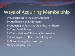 © theerapan bhumirat | 123rf acquiring a property is a significant life milestone. Membership Of Company The Signatories To The Memorandum Of Association Are Deemed To Be The Members Of A Company And After The Company S Incorporation Ppt Download