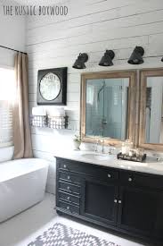Black And White Farmhouse Bathroom Decor Strong A Href Http Therusticboxwood Com 2015 10 Our Diy Farmhouse Styled Bath Bathroom Inspiration Decor Bathroom Farmhouse Style Farmhouse Bathroom Decor