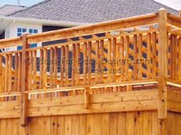 Make the trex® decision that's right for you.™. Building Wooden Railings Installing Wood Deck Railing Posts And Building A Deck Deck Building Cost Outdoor Living Deck