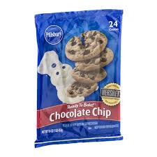 Pillsbury Ready To Bake Chocolate Chip Cookie Dough 24 Ct Chocolate Chip Cookie Dough Chocolate Chip Cookies Chocolate Chip Cookie Dough Bars