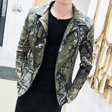 Art Camouflage Design Men Casual Jacket Fanfreakz