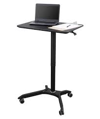 Find rolling standing desk manufacturers from china. Pneumatic Adjustable Height Laptop Desk Cart Stand Up Desk Store