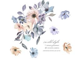 Orchid flower, dusty pink garden. 1k Watercolor Flower Clipart And Floral Designs Texty Cafe