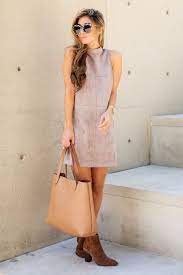 Fall Transitions My Darling Diary Suede Shift Dress Fashion 2017 Fashion Trends