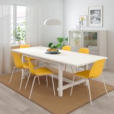 Nordviken Leifarne Table And 4 Chairs White Broringe White Ikea Ikea Dining Wood Dining Table Table