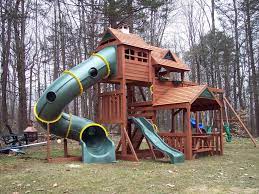 Playground Idea Playset Outdoor Outdoor Kids Outdoor Playhouse Ideas