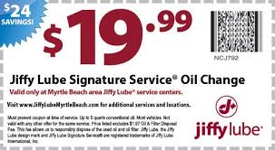 Jiffy Lube Oil Change Coupon Oil Change Lube Coupons