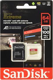Plus, the included sd adapter lets you move files easily among other sd compatible devices, such as digital cameras and computers. Sandisk Extreme 64gb Microsdxc Uhs 3 Card Buy Sandisk Extreme 64gb Microsdxc Uhs 3 Card Online At Low Price In India Amazon In