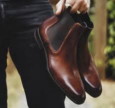 Durable and grippy rubber outsoles. Handmade Men Dark Brown Chelsea Boots For Men Men Chelsea Formal Boots Leather Boots For Men Bishoo Online Store Powered By Storenvy