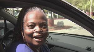 Lightning national anthem singer comes home