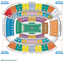 Cleveland Browns Stadium Seating Chart Wheres My Seat