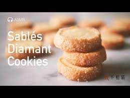 sable diamant cookies classic french diamond shortbread easy recipes asmr youtube easy meals french cookies sweet dumplings