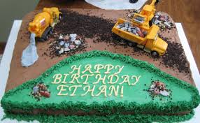 Butter Icing Birthday Cake For Little Boy Construction Scene Birthday Cake Children S Birthday Cakes Birthday Sheet Cakes Construction Cake Childrens Birthday Cakes