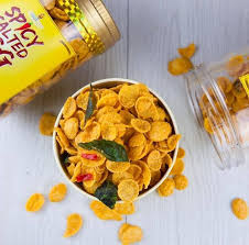 To have crunchy cornflakes cookie, make sure the moister in the cookie is completely. Aducktive Spicy Salted Egg Cornflakes Home Facebook