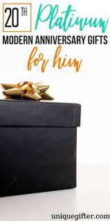 The modern anniversary gift of platinum is representative of your strong and long lasting relationship. 20th Platinum Modern Anniversary Gifts For Him Unique Gifter