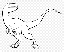Learn how to draw indominus rex pictures using these outlines or print just for coloring. Raptor Dinosaur Drawing At Getdrawings Raptor Easy Dinosaur Drawing Hd Png Download Vhv