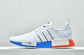 Schreiben sie die erste kundenmeinung. Adidas Nmd R1 Herren Weiss Schwarz Blau Rot Sport Schuhe Uk Grosse 6 12 Eur 186 00 Picclick De