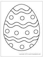 This time we have prepared for you the best collection of blank easter egg templates with printable size and quality. Printable Easter Egg Templates For Coloring Glittering Painting Etc Easter Egg Template Easter Egg Coloring Pages Easter Egg Printable