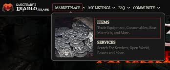 생츄어리 트레이드에서 시세 빠르게 확인하는 방법 - 디아블로
