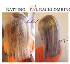 Did You Know There Is A Difference Between Ratting And Back Combing Your Hair Ratting Creates Tons Of Friction In Your Ha Teased Hair Southern Hair Hair Rat