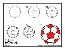 How To Draw A Soccer Ball - Art For Kids Hub Soccer Ball Art For Kids Hub Soccer Art