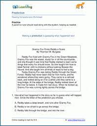 This is a collection of math worksheets for grade 3, organized by topics such as counting, comparing, rounding, place value, addition, subtraction, multiplication, division, fractions, measuring, and geometry. Prediction Worksheets K5 Learning