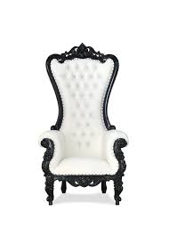 Shop Throne Chairs For Sale Chiseled Perfections Black And White Queen Chair Throne
