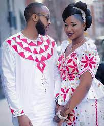 Model de pagne africain pour couple. African Couple Wedding African Wear African Traditional Wedding African Fashion Designers African Traditional Wedding Dress African Dress