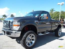 2008 Ford F250 Super Duty Xlt Regular Cab 4x4 In Dark Stone Metallic Photo 13 B21000 Jax Sports Cars F250 Super Duty Ford Super Duty Trucks Ford Trucks
