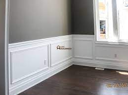 Combing other mouldings with this base can create looks that range from classic to elegant. Painted Half Wall Trims Accent Walls In Living Room Wall Paneling Diy Half Wall