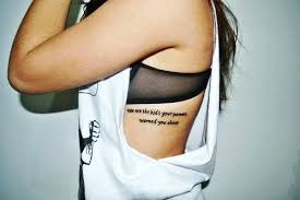 Probably the most popular and we think the most beautiful rib tattoo category is a quote and word tattoos. Meaningful Quote Rib Tattoos For Women Novocom Top
