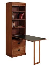 Drop Down Table In Bookcase Ecosia Small Desk Organization Bedroom Desk Organization Space Saving Furniture