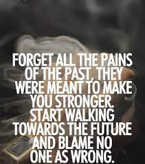  Forget All The Pains Of The Past They Were Meant To Make You Stronger Start Walking Towards The Future An Past Quotes Move On Quotes Quotes About Moving On