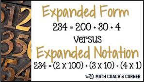 It should be write 25000000 in expanded notation using the power of 10. Expanded Form Vs Expanded Notation Math Coach S Corner Expanded Notation Expanded Form Math