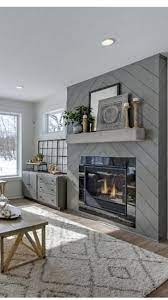 Shiplap, wood mantle, herringbone tile, farmhouse, corbels. I Create People Know Me T Shirt Home Fireplace Modern Farmhouse Fireplace Farmhouse Fireplace Ideas