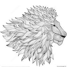 Free printable coloring pages for a variety of themes that you can print out and color. Lion Zentangle Adults Coloring Pages Printable