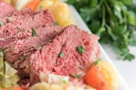 The meat is slowly cooked in an oven for maximum corned beef briskets are brined in salt water by the meat producers. Stovetop Corned Beef And Cabbage The Happier Homemaker
