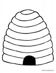 Bee Hive 1 Bee Coloring Pages Bee Crafts Bee Hive