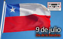 Está dividida horizontalmente en dos franjas: Dia De La Bandera Biblioredes