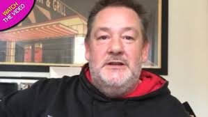 Why Johnny Vegas' lookalike teen son is too shy to appear