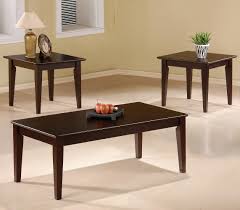 Both wooden coffee table and end table boast a versatile espresso finish and a lower shelf offers display space. Occasional Table Sets 3 Piece Table Sets By Coaster Sam Levitz Furniture Coaster Occasional Table Sets Dealer