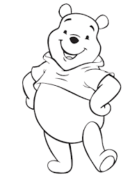 Muat turun pelbagai contoh gambar mewarna kartoon yang terhebat dan. Gambar Mewarnai Winnie The Pooh Untuk Anak Paud Dan Tk