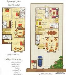 منازل الروابي الخريطة من الظهران للاعمار Square House Plans Beautiful House Plans Narrow House Plans